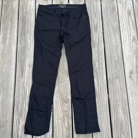 Empyre Mens Loose FitBlack Wash Denim Skate Jeans Size 34